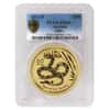 2013 2 oz Gold Lunar Year of The Snake Australia Perth Mint PCGS MS 69