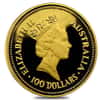 1987 1 oz Australian Proof Gold Nugget Perth Mint Coin .9999 Fine