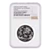 1987 1 oz Chinese Platinum Panda Sino-American Friendship Medal - New York NGC PF 68 UCAM