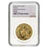 2003 1 oz Chinese Gold Panda 500 Yuan Mirrored Bamboo NGC MS 70