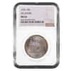 1936 Delaware Half Dollar 90% Silver Commem NGC MS 64