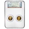 2007 S / W George & Martha Washington $1 and $10 Proof Gold 2-Coin Set NGC PF 69 UCAM