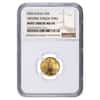 2006 1/10 oz $5 Gold American Eagle NGC MS 69 Mint Error (Obv Struck Thru)