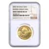 2007 W 1/2 oz $25 Burnished Gold American Eagle NGC MS 69 Mint Error (Rev Struck Thru) 