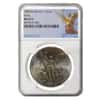 1985 1 oz Silver Mexican Libertad NGC MS 67*