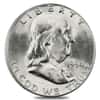 $10 Face Value 1954-S Franklin Half Dollars 90% Silver 20-Coin Roll (BU)