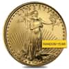 1/4 oz Burnished Gold American Eagle In Cap (Random Year)
