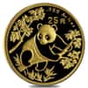 1992 1/4 oz Chinese Gold Panda 25 Yuan Small Date BU (Sealed)