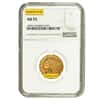$5 Gold Half Eagle Indian Head NGC AU 55 (Random Year)