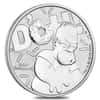 2019 1 oz Tuvalu Homer Simpson Silver Coin .9999 Fine Silver BU In Cap