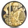 2019 1 oz Austrian Silver Leopold V Coin Black Ruthenium 24K Gold Edition (w/Box & COA) - 825th Anniversary of the Austrian Mint