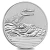 2019 2 oz Silver Australian Piedfort Crocodile Perth Mint .9999 Fine BU Next Generation Series