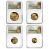 2016 1.85 oz South Africa Cheetah - Big Cats Series Proof Gold 4-Coin Set NGC PF 70 (w/Box & COA)