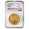 1923 D $20 Gold Saint Gaudens Double Eagle Coin NGC MS 64
