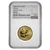 2000 1/2 oz Chinese Gold Panda 50 Yuan Frosted Ring NGC MS 68