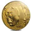 2001 1 oz Chinese Gold Panda 500 Yuan BU (Sealed)