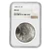 1885-CC Silver Morgan Dollar NGC MS 62