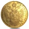 1835 M Italian States 1 Sovrano Franz I Gold Coin AGW .3278 oz Avg Circ