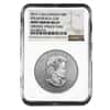 2015 1.5 oz Canadian Silver Polar Bear and Cub NGC MS 67 Mint Error (Obv Struck Thru)
