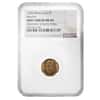1945 2.5 Pesos Mexican Gold Coin NGC MS 64 Mint Error (Restrike)