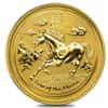 2014 1/10 oz Australian Gold Lunar Year of the Horse Coin (Series 2)