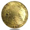 1797 JJ Colombia 8 Escudos Gold Coin AGW .7614 oz XF
