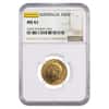 Gold Sovereign Coin NGC/PCGS MS 61 (Random Year)