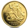 1/20 oz Isle of Man Proof/BU Gold Angel Coin (Random Year)