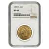 1879 S $10 Liberty Head Gold Eagle Coin NGC MS 60