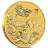 2024 1/20 oz Gold Lunar Dragon BU Australia Perth Mint