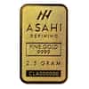 2025 2.5 Gram Asahi Lunar Snake Gold Bar .9999 Fine (in Assay)