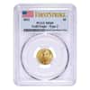 2021 1/10 oz Gold American Eagle Type 2 PCGS MS 69 First Strike
