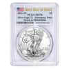 2021 (P) 1 oz Silver American Eagle PCGS MS 70 FDOI Emergency Issue