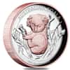 2021 5 oz Proof High Relief Gilded Silver Australian Koala Perth Mint .9999 Fine (w/Box & COA)