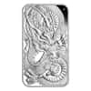 2021 1 oz Proof Silver Australian Dragon Coin Bar Perth Mint .9999 Fine (w/Box & COA)