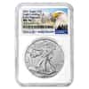 Lot of 10 - 2021 1 oz Silver American Eagle Type 2 NGC MS 70 ER (Eagle Label)