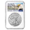 Lot of 20 - 2021 1 oz Silver American Eagle Type 2 NGC MS 70 FDOI (Eagle Label)