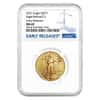 2021 1/2 oz Gold American Eagle Type 2 NGC MS 69 Early Releases