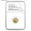 2021 1/10 oz Gold American Eagle Type 2 NGC MS 70 Mint Error (Minor Obv Struck Thru)