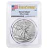 Box of 20 - 2022 1 oz Silver American Eagle $1 Coin PCGS MS 69 First Strike (Flag Label)