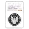 2021-W 1 oz Proof Silver American Eagle NGC PF 69 Mint Error (Rev Struck Thru)