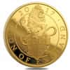 2017 Great Britain 1 oz Proof Gold Queen's Beasts Lion of England Coin .9999 Fine (w/Box & COA)