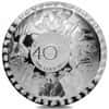 2022 50 gram Silver 40th Ann of the Gold Panda Domed Coin Solomon Islands .999 Fine (w/Box & COA)