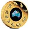 2022 2 oz Proof Gold Great Southern Land Opal Coin Australian Perth Mint (w/Box & COA)