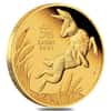 2023 1/10 oz Proof Gold Lunar Year of The Rabbit Australian Perth Mint (w/Box & COA)