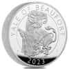 2023 Great Britain 10 oz Proof Silver The Tudor Beasts Yale of Beaufort Coin .999 Fine (w/Box & COA)