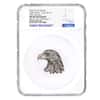 2022 Chad 1 oz Silver American Eagle Shaped High Relief Coin NGC MS 69 ER One of First 100