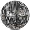 2022 2 oz Antiqued Silver Lunar Year of The Tiger Australian Perth Mint (w/Box & COA)