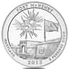 2013 5 oz Silver America the Beautiful ATB Maryland Fort McHenry National Monument Coin