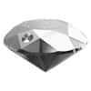 2021 Canada 3 oz Silver Diamond Shaped Coin - Forevermark Black Label Round Diamond .9999 Fine (w/Box & COA)